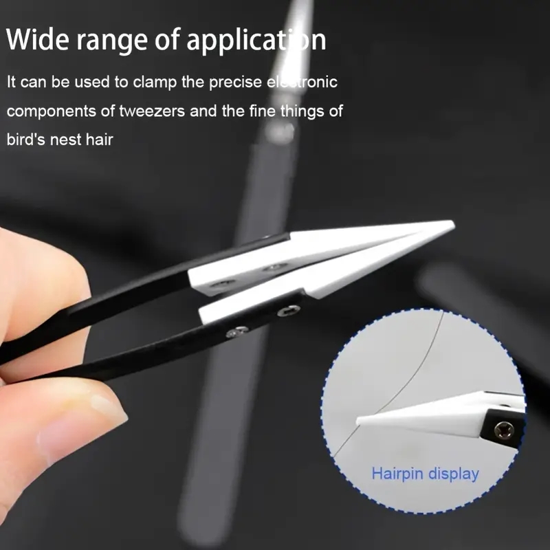 セラミック帯電防止ピンセット、工業用ステンレス鋼セラミックピ - Isolation Tweezer Curved のレビューと価格