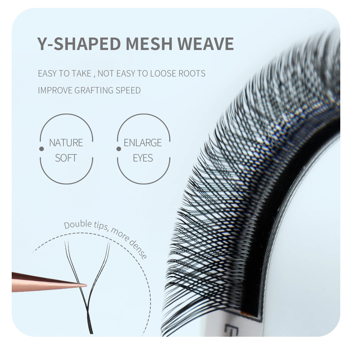 ANNAFRIS YY 形状まつげエクステンションダブルヒン - Eyelash Extension Yelix のレビューと価格