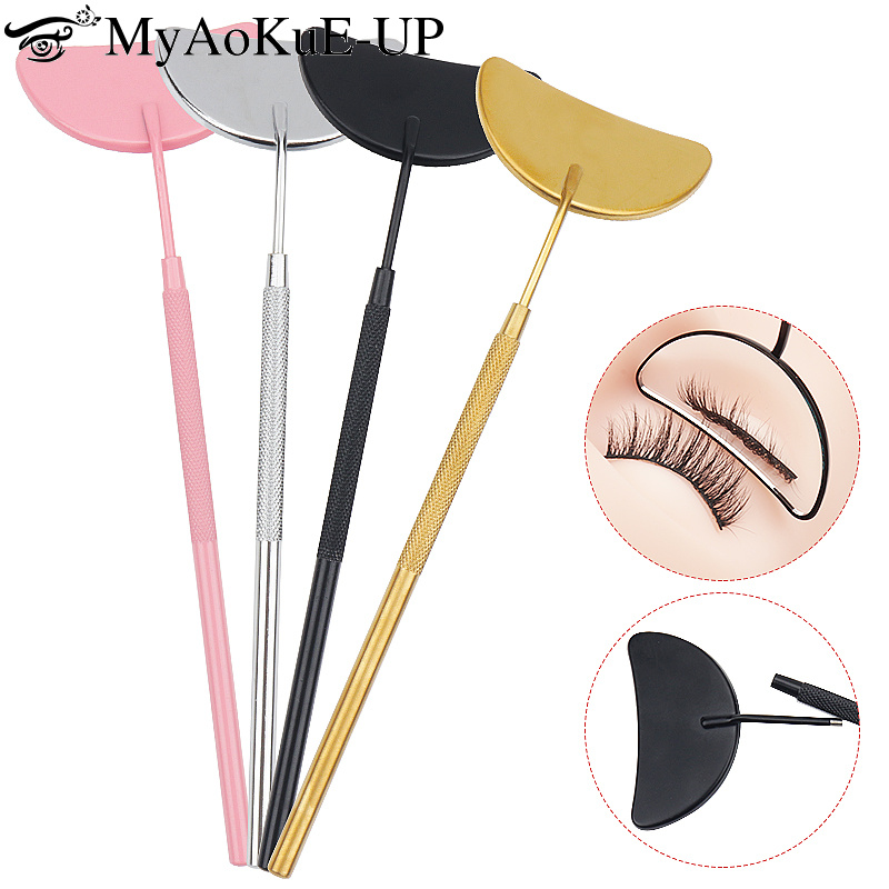 1 個まつげエクステンションミラー月型取り外し可能なステンレ - Eyelash Extension Model のレビューと価格