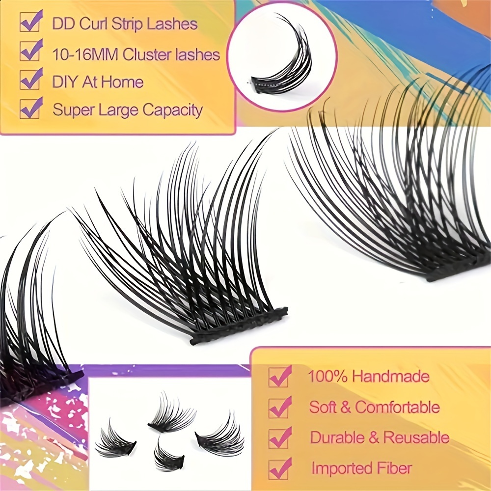 10 行シングルクラスターふわふわラッシュナチュラルルックま - Eyelash Extension Single Lash のレビューと価格