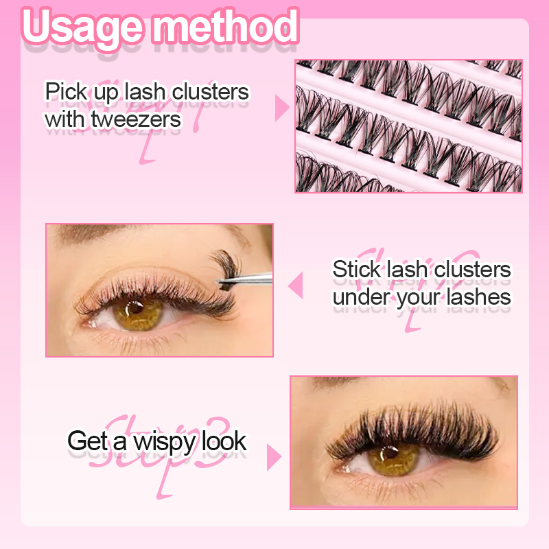 個々のまつげ エクステ用つけまつげ 8-16mm 200本入 - Eyelash Extension Natural Look のレビューと価格