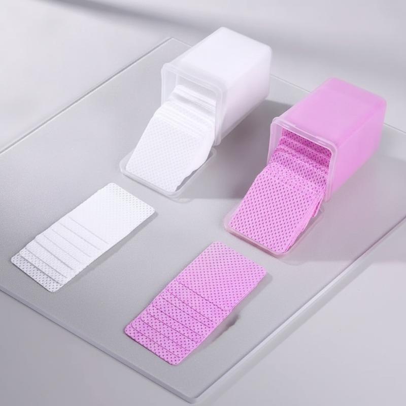 200枚入り 糸くずの出ないネイルワイプ まつげエクステグル - Eyelash Extension Eyelash のレビューと価格