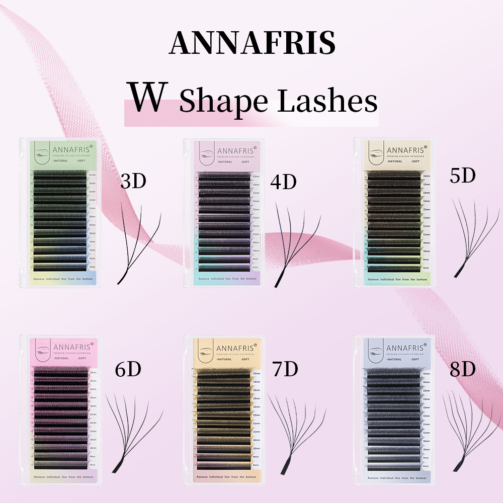 ANNAFRIS 既成ボリュームファン YY 3D 4D 5 - Eyelash Extension Yelix のレビューと価格
