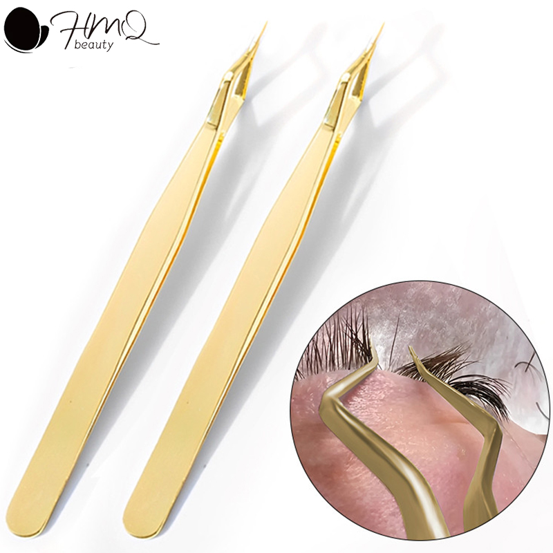新設計のアイソレーションまつげエクステンションピンセット高精 - Isolation Tweezer Curved のレビューと価格