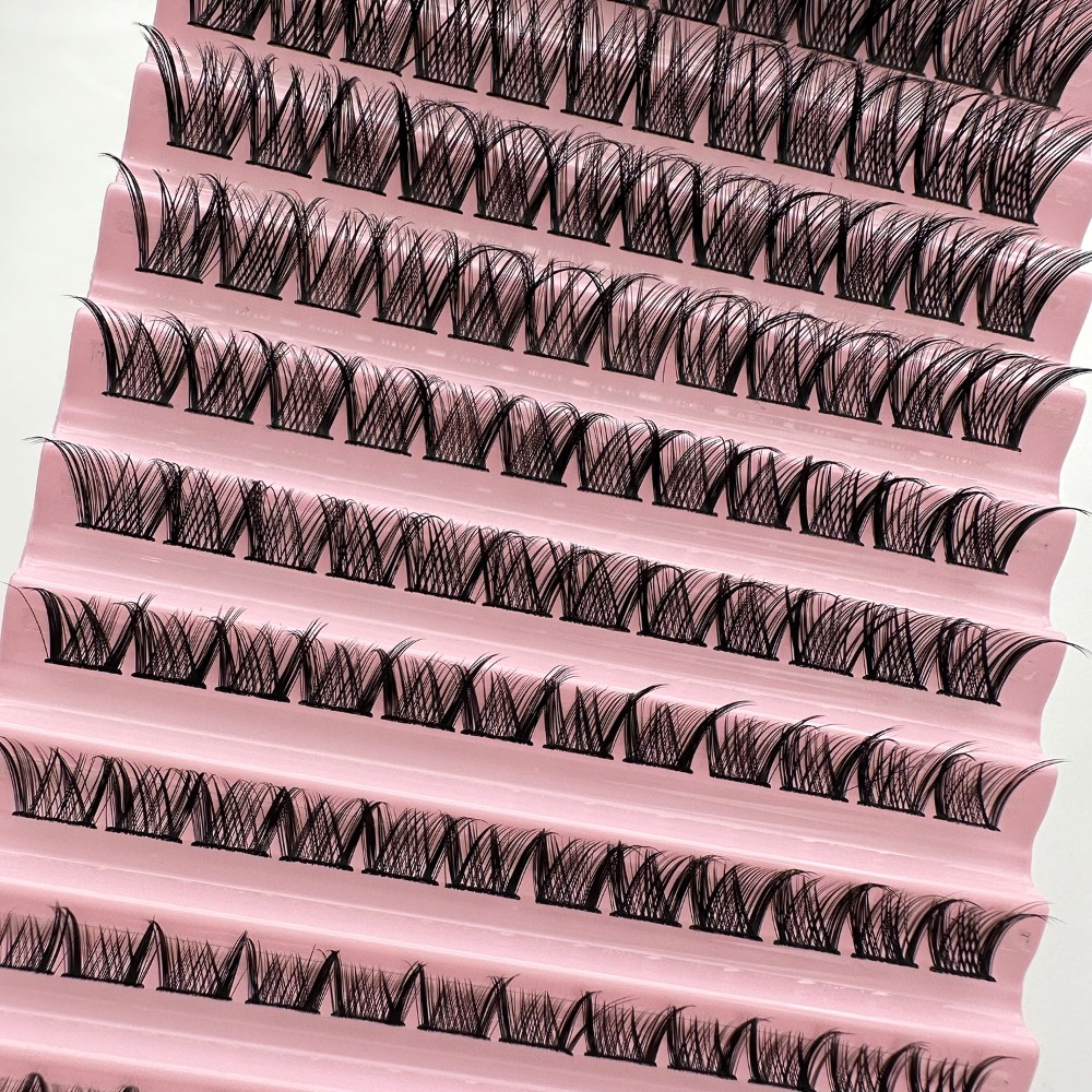 フェイクアイラッシュ 新型フェザーファン セグメント化された - Eyelash Extension Single Lash のレビューと価格