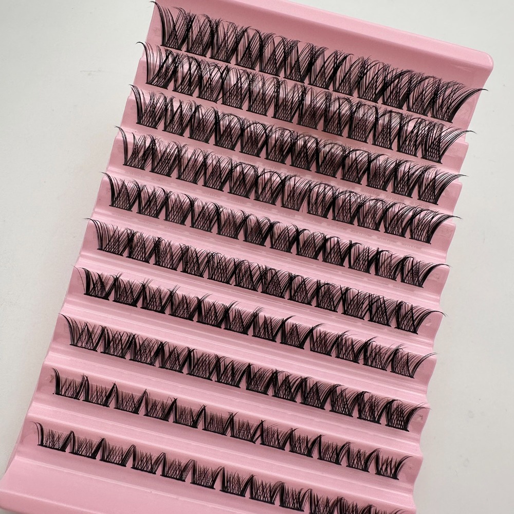 フェイクアイラッシュ 新型フェザーファン セグメント化された - Eyelash Extension Single Lash のレビューと価格