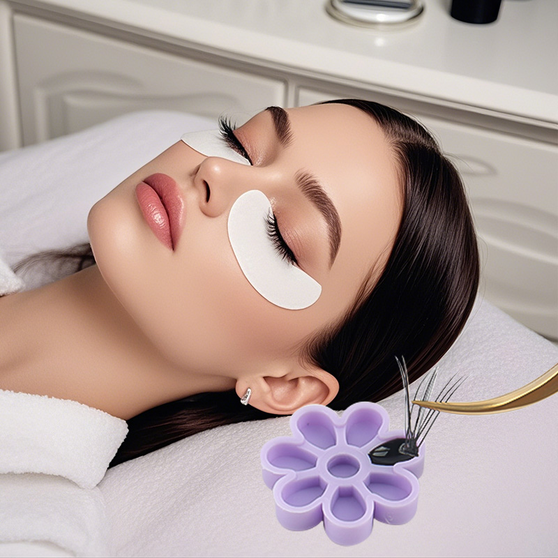 100 個まつげエクステンション接着剤ホルダーカップラッシュ - Eyelash Extension Model のレビューと価格