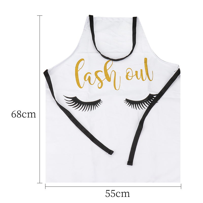 まつげエプロン大人の家庭料理ベーキングクリーニングエプロンビ - Eyelash Extension Model のレビューと価格