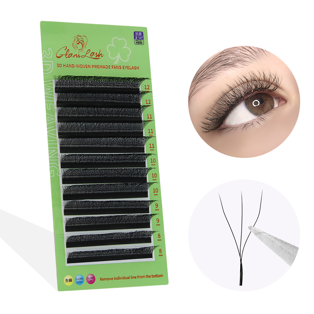 GLAMLASH W シェイプまつげエクステンション 3D4 - Eyelash Extension Yelix のレビューと価格