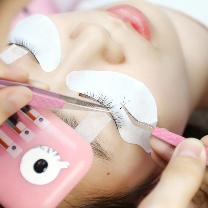 高精度まつげエクステンションピンセット ファイバーチップ付き - Isolation Tweezer Curved のレビューと価格