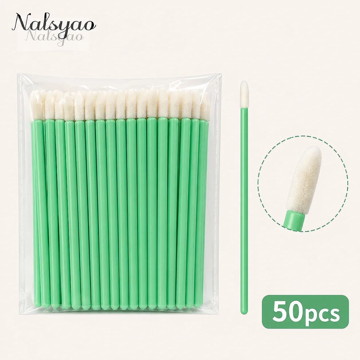 50/500個入り 使い捨てマスカラアプリケーター リップス - Eyelash Extension Eyelash のレビューと価格