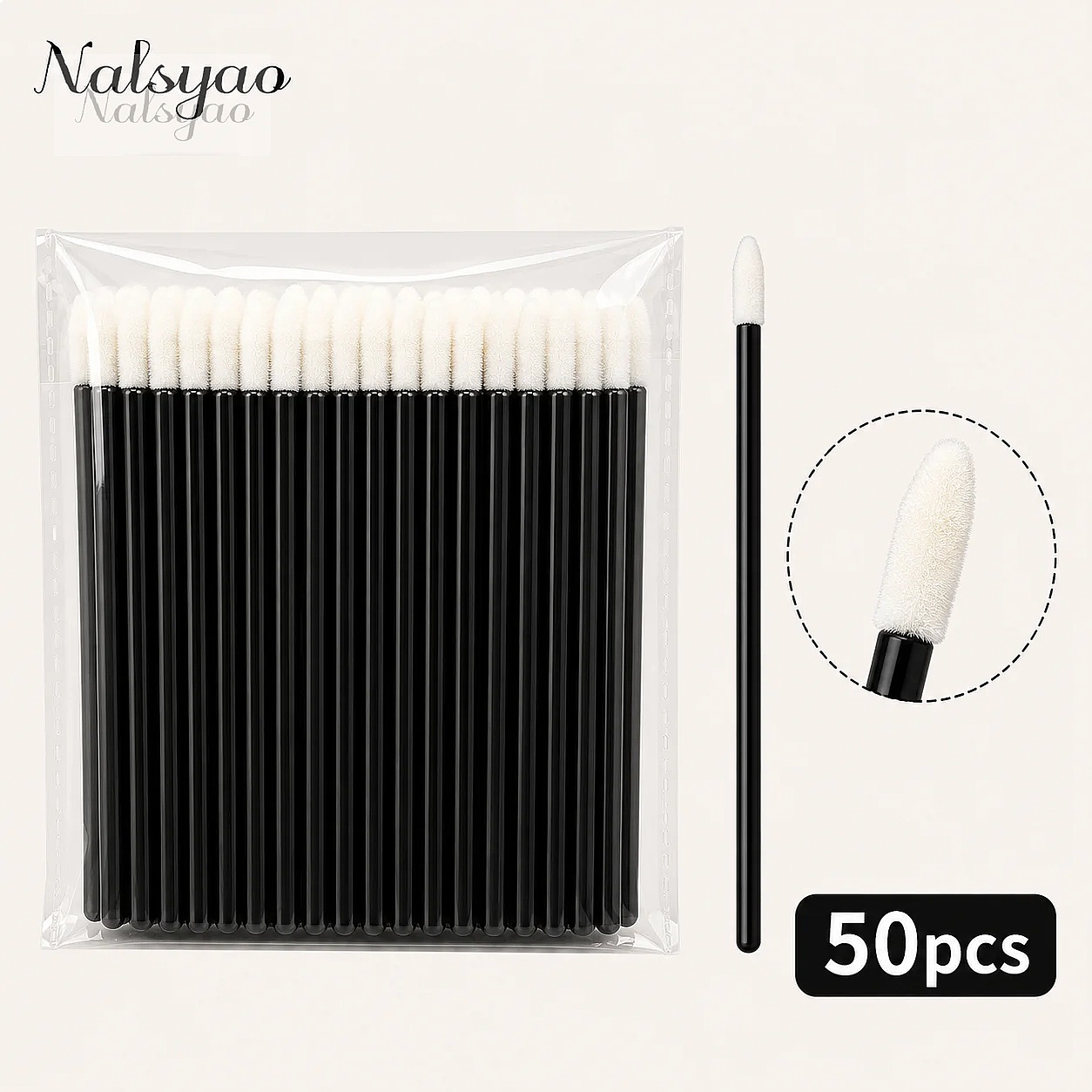 50/500個入り 使い捨てマスカラアプリケーター リップス - Eyelash Extension Eyelash のレビューと価格