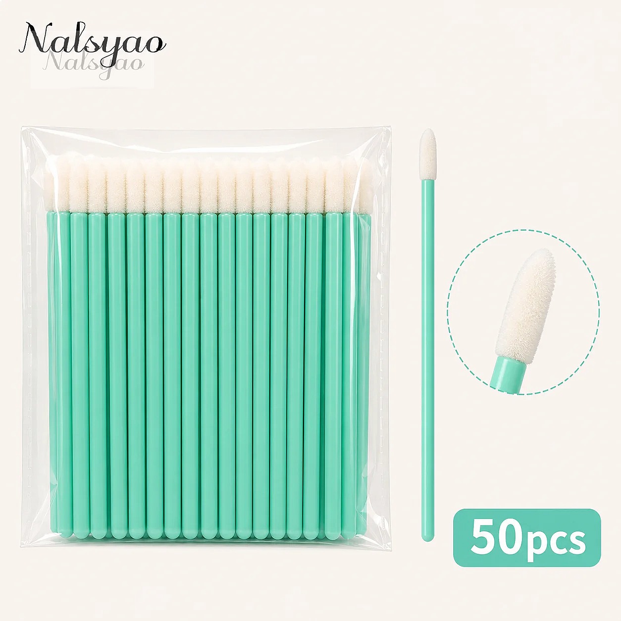 50/500個入り 使い捨てマスカラアプリケーター リップス - Eyelash Extension Eyelash のレビューと価格