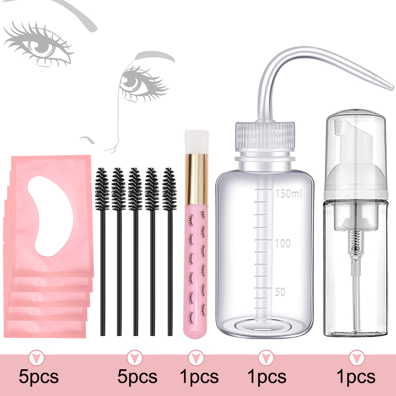 13 個まつげエクステンションクリーニングキット 5 in  - Eyelash Extension Model のレビューと価格