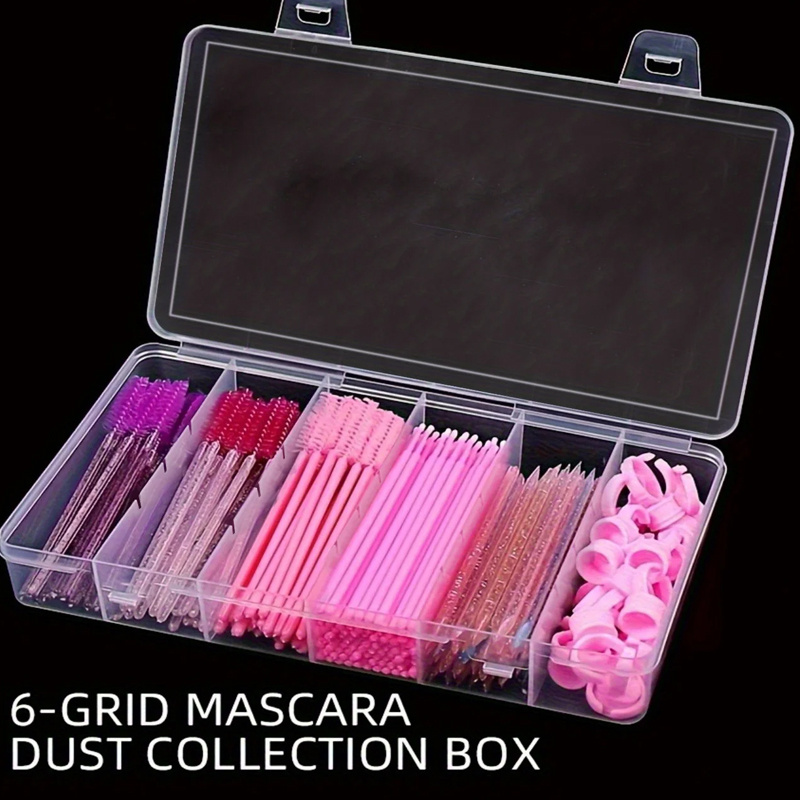 6コンパートメント収納ボックス、プラスチック製ジュエリー収納 - Eyelash Extension Model のレビューと価格